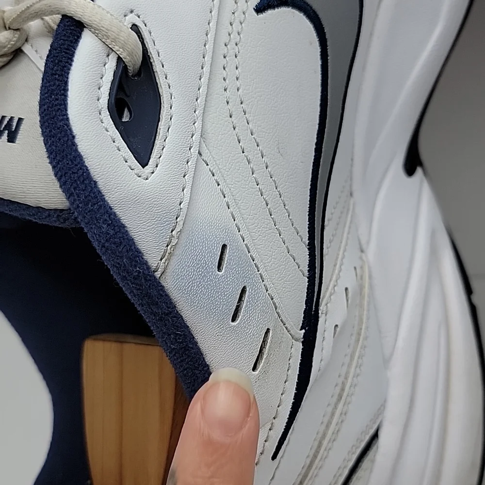 Nike | Air Monarch IV white/navy low top sneakers | MENS 11.5 - Picture 9 of 10
